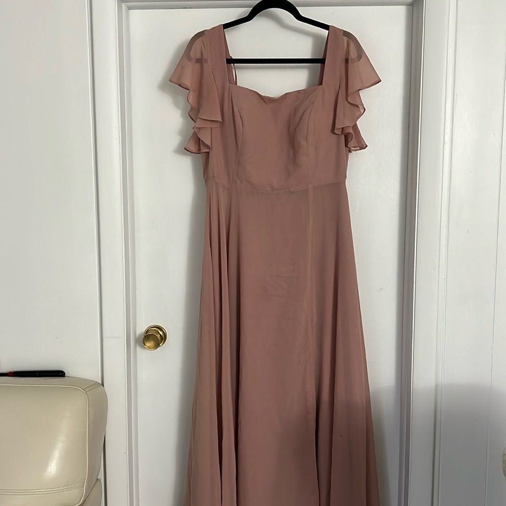 JJ House Pink Bridesmaid Dress